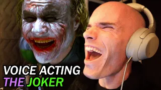 My Best Joker Impression | Voice Acting as Heath Ledger in The Dark Knight