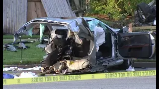 Teen killed, ID'd; 3 injured in north suburban crash: fire officials