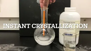 Instant crystallization