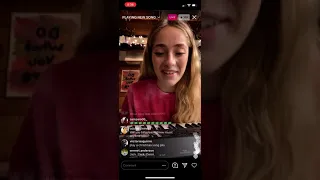 Brynn Cartelli instagram live 12-19-20