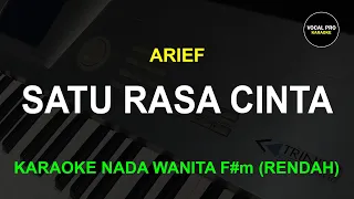 SATU RASA CINTA KARAOKE NADA WANITA