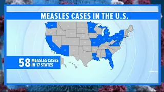 CDC urges vaccination amid rise in measles cases in the US and globally