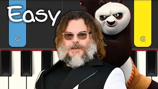 Baby One More Time -Tenacious D - Kung Fu Panda 4 - EASY Piano Tutorial