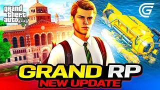 Grand RP Massive Update Part 2: School System, New Clothing Stores, Battlepass, Diver & A Lot More