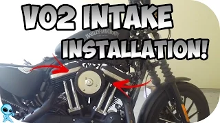Vance and Hines V02 Intake Installation (Time Lapse)! Build Series #4