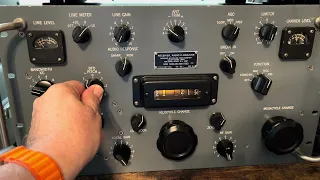 Collins R-390 receiver band scan