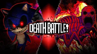 RED vs Sonic.exe (Death battle Fan Made trailer) [NES godzilla creepypasta vs Sonic.exe Creepy]