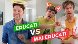 EDUCATI VS MALEDUCATI 😈  - Le Differenze - iPantellas & Sespo