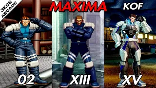 Quick Comparison - Maxima - KOF XV vs XIII vs 2002