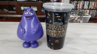 Game Nexus Food Review Taste Test McDonalds Grimaces Birthday Shake (2023 McDonalds)