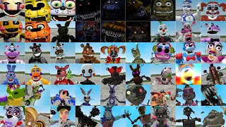 ALL FNAF 1-9 JUMPSCARES (2014-2023) in Garry's Mod! [FNAF 1, 2, 3, 4, SL, Security Breach, Ruin]