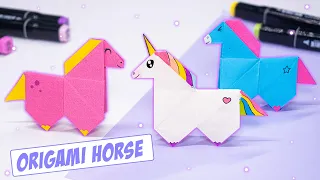 Easy Origami paper Unicorn || How to make paper Horse || Gary origami