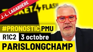 Pronostic PMU course Ticket Flash Turf - ParisLongchamp (R1C2 du 3 octobre 2021)