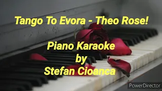 Tango To Evora - Theo Rose! (piano karaoke) +PARTITURA //Loreena McKennitt! (Do minor /- un Ton)