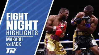 Badou Jack Drops Makabu Twice, Finishes Him in Round 12 Becomes Three-Division Champion | HIGHLIGHTS