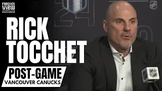 Rick Tocchet Reacts to Vancouver Canucks Taking 3-2 Series Lead vs. Edmonton, JT Miler "Sorry" Text