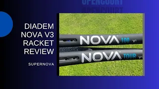 New Rackets From Diadem | Diadem Nova 100 & Tour Racket Review | Open Court
