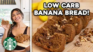 BANANA BREAD WITHOUT BANANA!!! | Starbucks Copycat I Low Carb & Keto Friendly Recipe