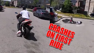 Crashes Bike Moments After Buying It!
