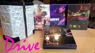 DRIVE Mantalab Oneclick Triple Fullslip Blu-Ray Steelbook Edition Unboxing Refn Ryan Gosling