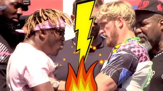 The Logan Paul/KSI Press Conference Was INSANE As Brawl Nearly Breaks Out!!