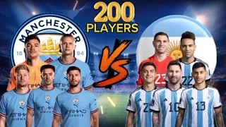 Argentina 🆚 Man City ,, Rivalry (Messi,Dybala, EMILIANO,Dias, Haaland, Debruyne)Ultra boss final 🎯🔥