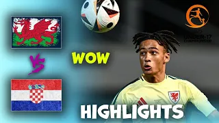 Croatia v Wales | U17 Euro Championship | Highlights 26-05-2024