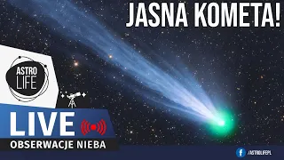 Piękna kometa 12P/Pons-Brooks ️ Obserwacje nieba LIVE - Niebo na żywo 256