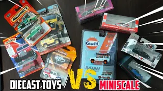 DIECAST TOYS VS MINISCALE || MANA YG TERBAIK ? APA PILIHAN KALIAN?