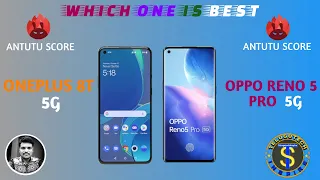 Oneplus 8T 5G  vs  Oppo Reno 5 pro 5G | Telugutechinspire