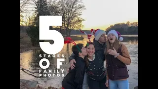 The 5 Stages of Family Christmas Photos