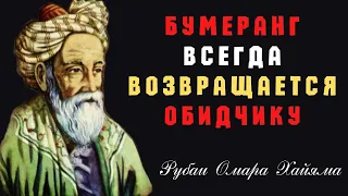 📕 Бумеранг всегда возвращается, даже если кажется иначе: Напутственные стихи Омара Хайяма