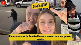 Rapaz com voz de Renato Russo vivia na rua e vai gravar música -Jornal SóNotíciaBoa- Ep.15 - 3ª temp