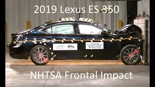 2019-2024 Lexus ES 250/ES 300h/ES 350 NHTSA Frontal Impact