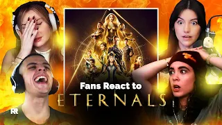 They definately didn't hate this one. FIRST TIME watching Eternals (2021) Reaction Mashup