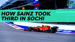 How Carlos Sainz took a CRUCIAL podium in his best race for Ferrari | F1 Russian GP
