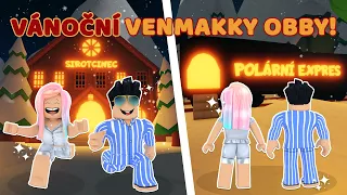 VENMAKKY POLÁRNÍ EXPRES!😍🚂 Roblox 🎄Vánoční VenMakky Obby!🎅 w/@VendaliRoblox