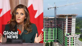 Feds announce more access to low-cost financing for new multi-unit rental builds in Canada | FULL