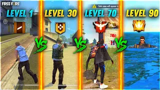 Noob To Pro Journey Level 1 to 90 Bronze To Grandmaster - Garena Free Fire  #noobtopro #freefire