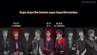 UNINE - Bomba [ENG/CHN/PINYIN LYRICS]