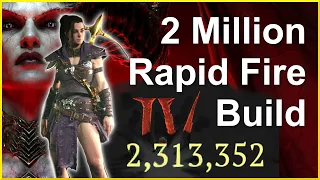 Diablo 4 - New Best Rogue Build - 2 Million Rapid Fire - No Combo - Shadow Ice - Eternal✔️