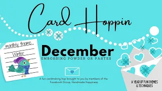 December Card Hoppin - Turnabout Tutorial with Concord & 9th Tiny Trees Turnabout Stamp Set