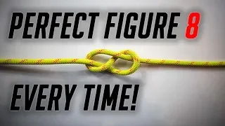 How to tie a Perfect figure 8 EVERY TIME !