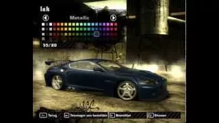 NFS MW - tuning an Aston Martin DB9