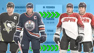 Adding 1 NHL LEGEND to TEAM JAPAN Until They Win Stanley Cup