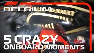 5 Crazy Onboards | Belgian Grand Prix