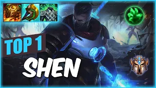 [Wild Rift]  Shen TOP 1 - S9 Challenger ranked game + build