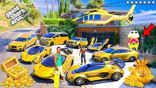 FRANKLIN TOUCH ANYTHING BECOME GOLD || EVERYTHING IS FREE IN GTA 5