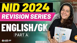 NID 2024 Revision Series | PART A (English/GK) Complete Revision | NID 2024 Exam Preparation