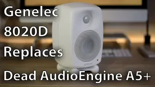 Genelec 8020D replaces AudioEngine A5+